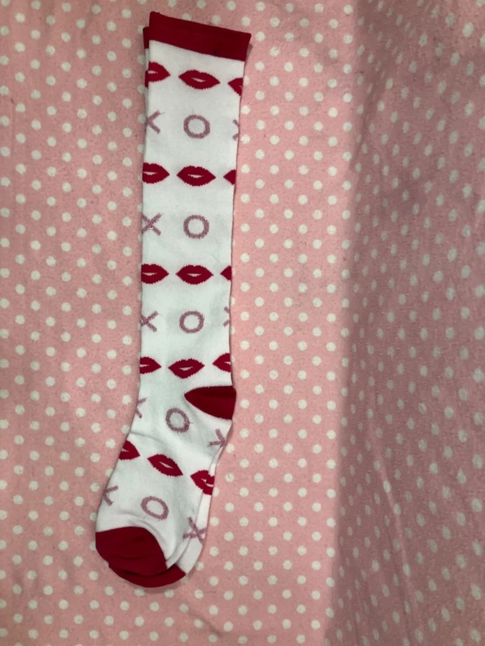 Hugs & Kisses Knee Socks M